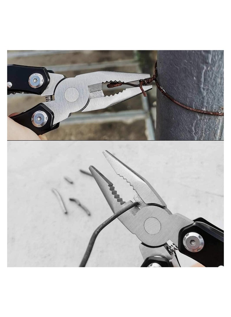 14 In 1 Multitool with Safety Locking Professional Stainless Steel Multitool Pliers Pocket Knife Bottle Opener Screwdriver for Outdoor Survival Camping Hunting and Hiking - pzsku/Z0CB3898B1ED9C5718679Z/45/_/1721465965/5564b642-db6f-48ca-941f-442e5fa10e0a