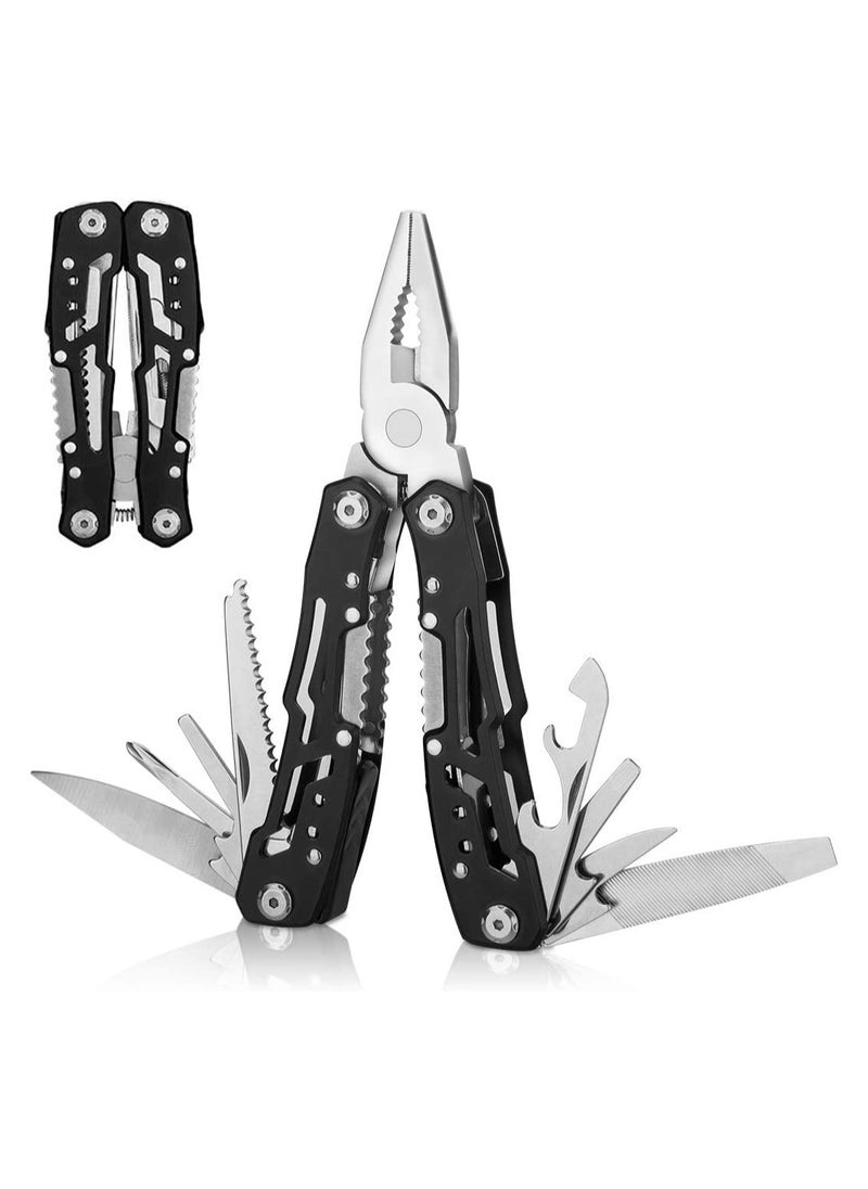 14 In 1 Multitool with Safety Locking Professional Stainless Steel Multitool Pliers Pocket Knife Bottle Opener Screwdriver for Outdoor Survival Camping Hunting and Hiking - pzsku/Z0CB3898B1ED9C5718679Z/45/_/1721465995/5fd8e3a2-94ec-4838-ae5d-26ebd05d4844