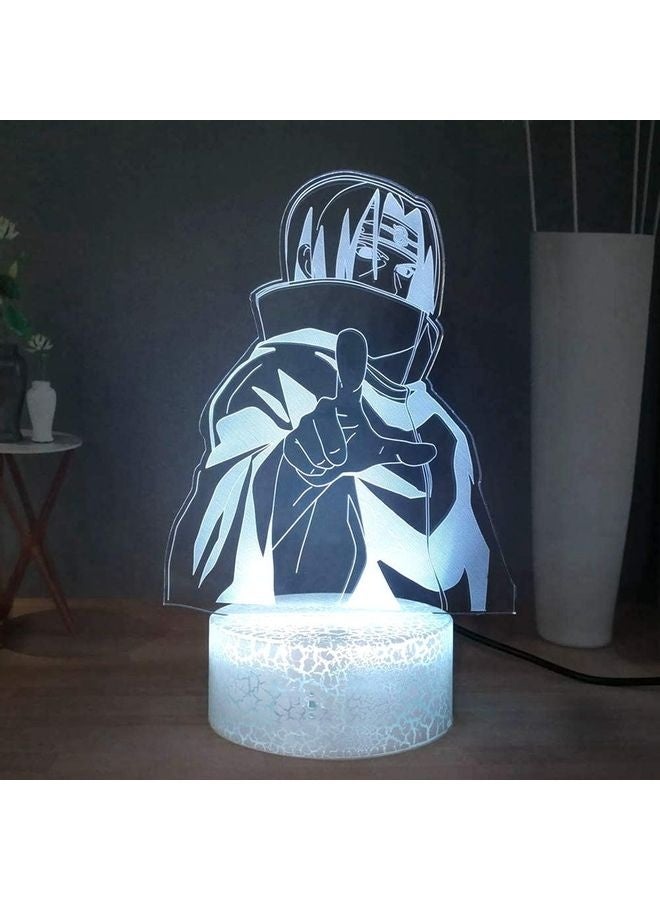 Itachi Uchiha 3D LED Night Light with 7 Color Changing, USB Touch & Remote Control - Image 2