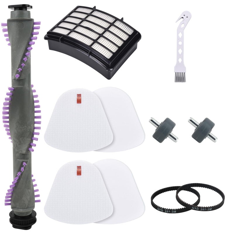 Leadaybetter Brush Roll Filter Replacement for Shark Navigator Lift Away NV350 NV351 NV352 NV356E S2 NV360 NV355 NV356 NV357 NV358 Vacuum Cleaner, with Belt and Wheels - Image 1