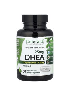 Emerald Laboratories Emerald Laboratories, DHEA + Pregnenolone, 60 Vegetable Caps  - Image 1