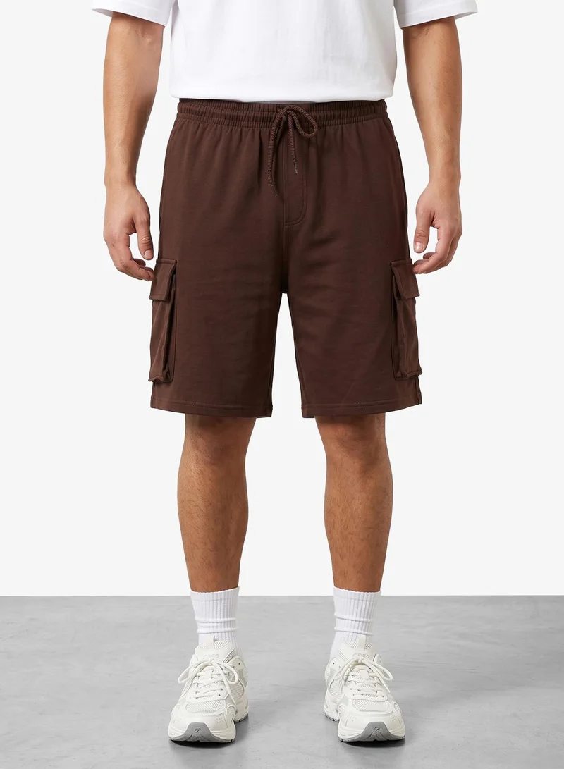 Seventy Five Basics Regular Fit Cargo Shorts