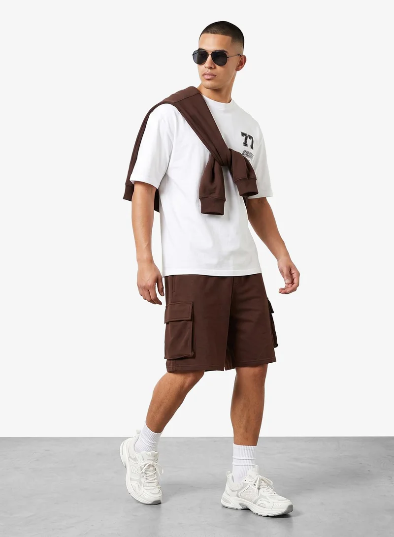 Seventy Five Basics Regular Fit Cargo Shorts