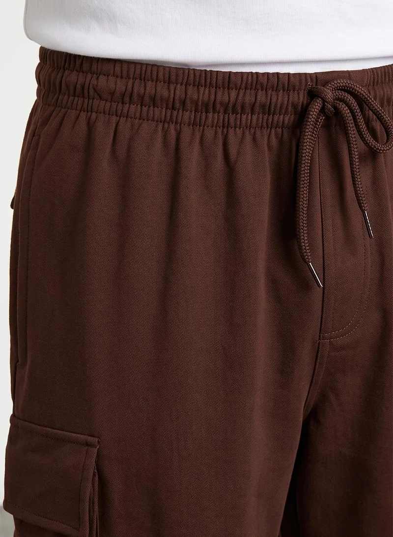 Seventy Five Basics  Regular Fit Cargo Shorts for Men | Best Price UAE