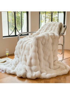 Generic Luxurious Air-Conditioning Nap Blanket – Ultra-Soft Faux Rabbit Fur & Lamb Fleece, Thickened & Cozy for All Seasons | Breathable, Lightweight, and Warm | Perfect for Bed, Sofa, Office, Travel & Pet-Friendly Homes  - Image 1