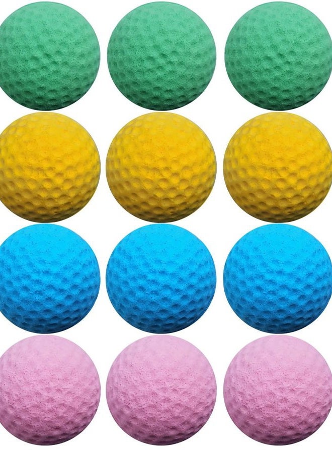 GINFH Cat Golf Balls for Indoor Kitten Toys - Interactive Sponge Foam Soccer Balls (Mixed) - Image 1