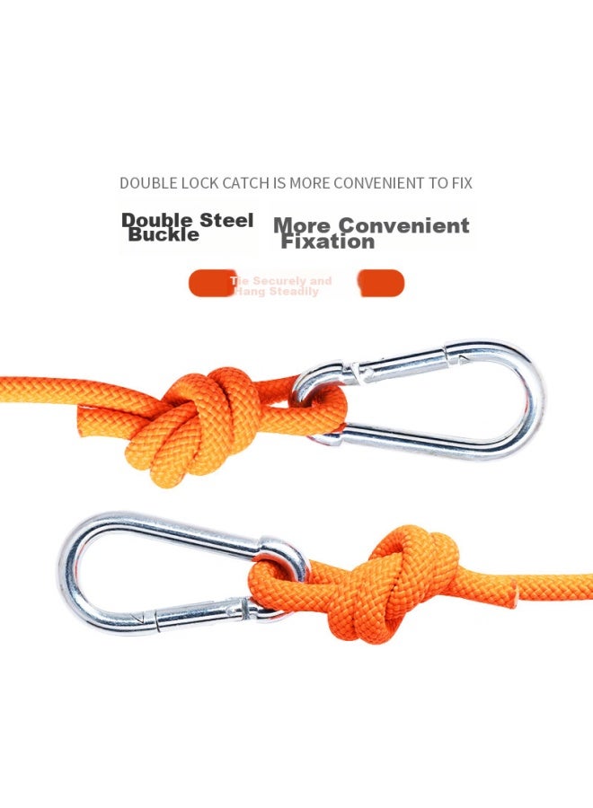 Canle Kanle Outdoor Thickened Clothesline, Outdoor Drying Quilt Tool, Non-slip Windproof, Travel Car-mounted, Rooftop Clothes Hanger, Climbing Rope - Image 4