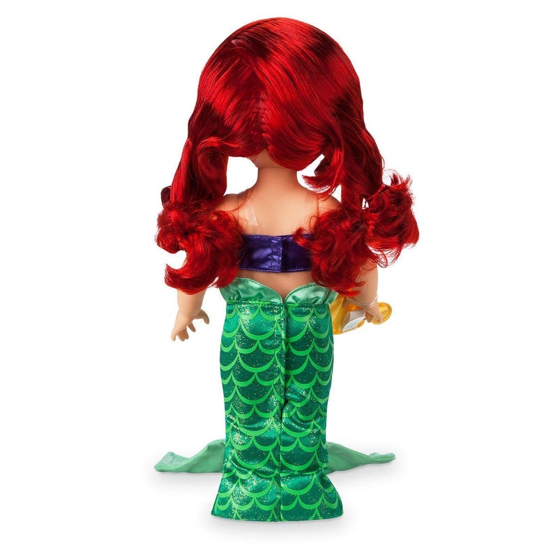 Disney Store Official Animators' Collection Ariel Doll, The Little Mermaid, 16 Inch Toy Figure, Detailed Plush Sculpting with Embroidered Features, Ideal Gift and Little Mermaid Fans - Image 2