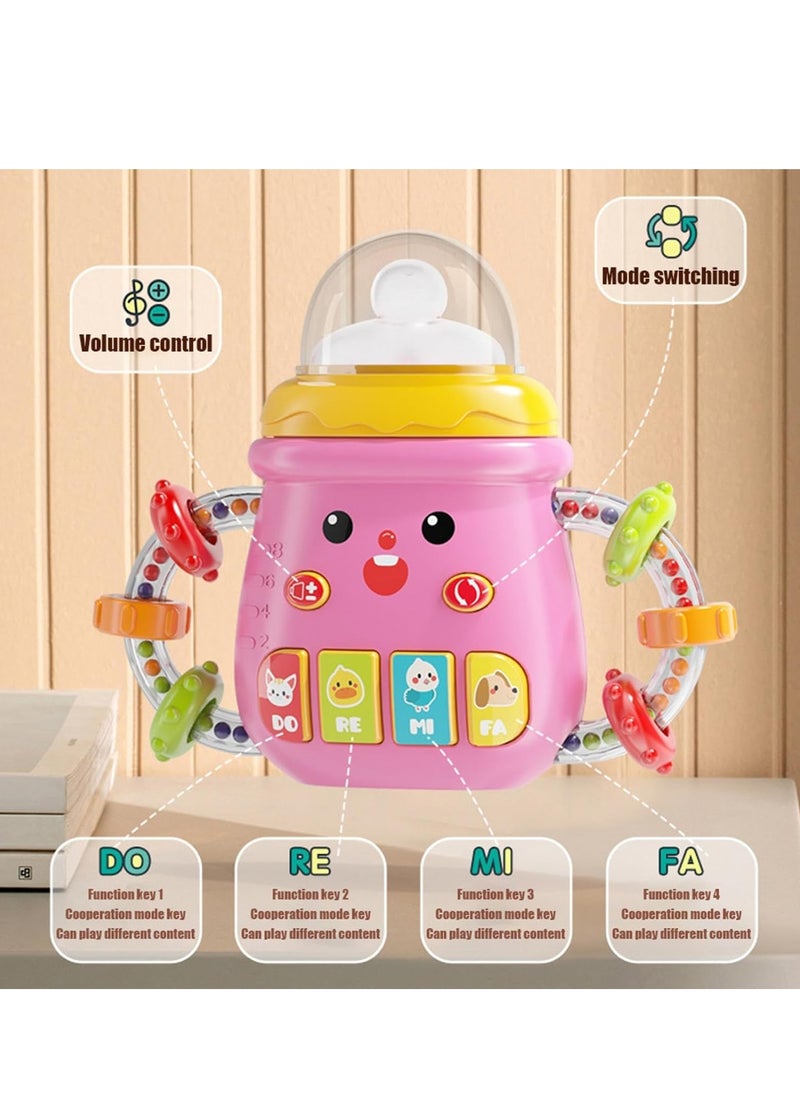MUMS PLANET Music Magic Baby Toys 8 in 1 for 10 Months+, Early Childhood Education Bottle Story Toy With 10 Modes, Sensory Development With Lighting  - Image 5