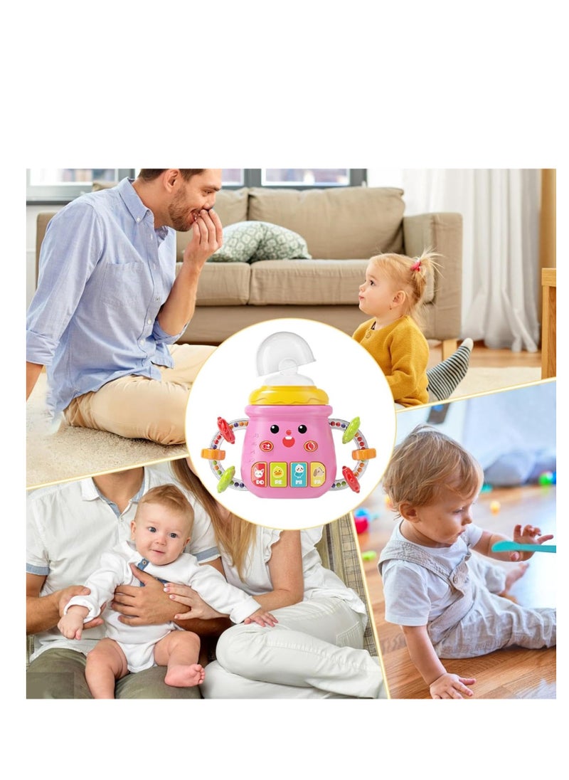 MUMS PLANET Music Magic Baby Toys 8 in 1 for 10 Months+, Early Childhood Education Bottle Story Toy With 10 Modes, Sensory Development With Lighting  - Image 3