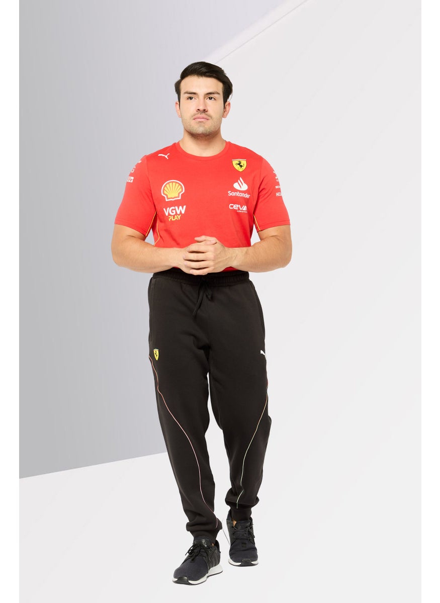 Puma x Scuderia Ferrari - Men Sportswear Fit Outdoor Sweatpants, Black - Image 1