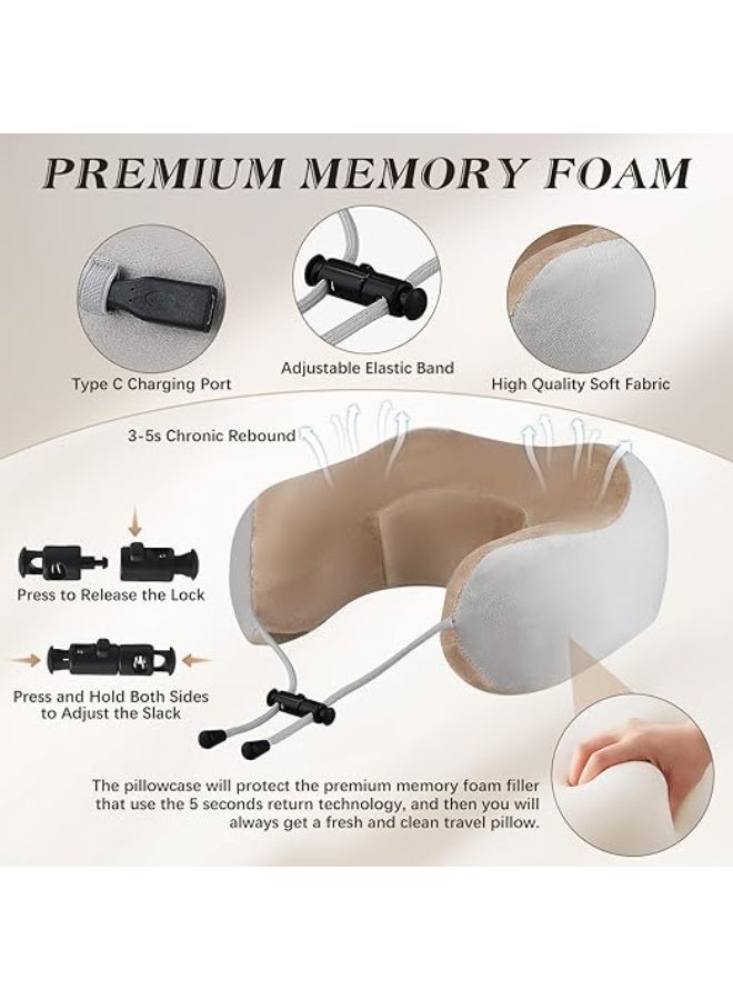 Neck Massager with Heat - Wireless U-Shape Pillow - Deep Tissue Relief - Easy-to-Use for Home, Car & Office Pain Relief - Image 2