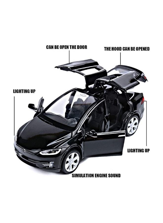 AMERTEER - Toy Car Model X  Pull Back Alloy Vehicles with Lights and Sound 1:32 Scale - Image 1