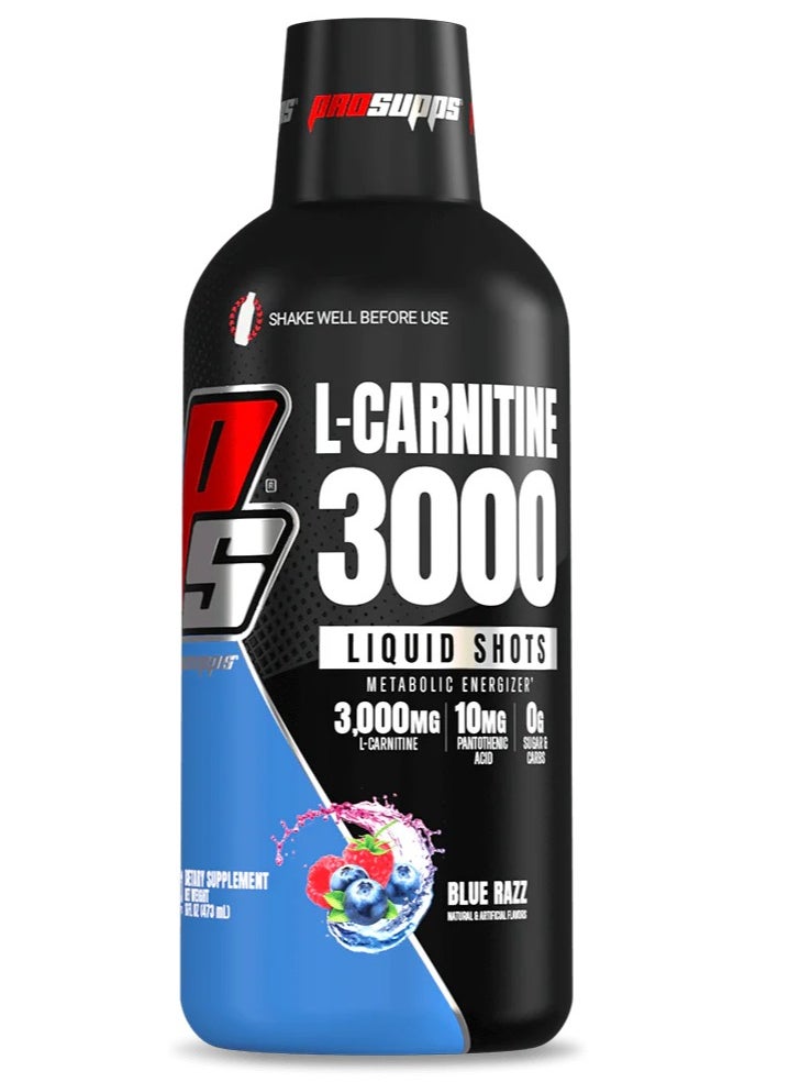 PRO SUPPS Prosupps Vanish L Carnitine 3000 Blue Raz Flavor  - Image 1