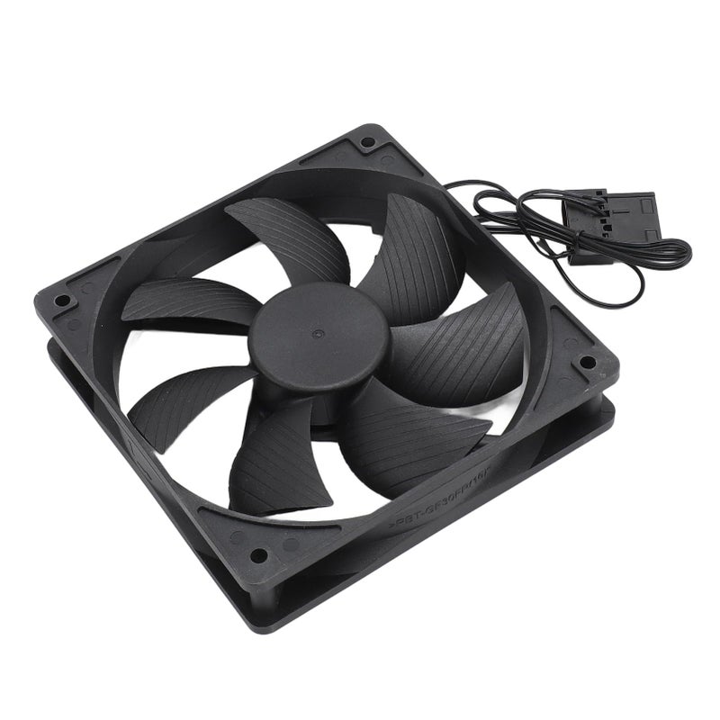 120mm 120x120x25mm Double Ball Bearing PC Case Fan 3000 RPM for Gaming Chassis CPU Server - Image 2