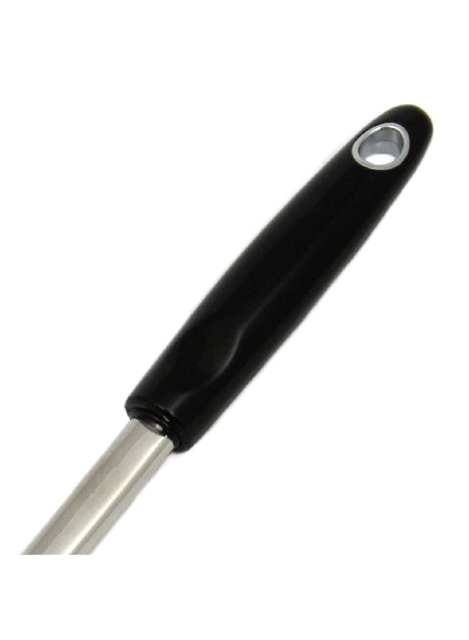 شيف كرافت 12531 ملعقة تقديم بثقوب من الستانلس ستيل آمنة للغسل في غسالة الصحون فضي وأسود 12 بوصة - Image 5