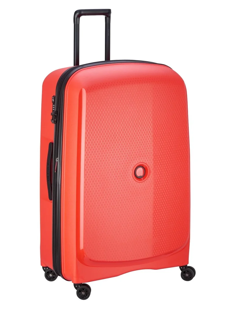 DELSEY Paris Belmont+ 83cm Hardcase 4 Double Wheel Expandable Cabin Luggage Trolley Tangerine