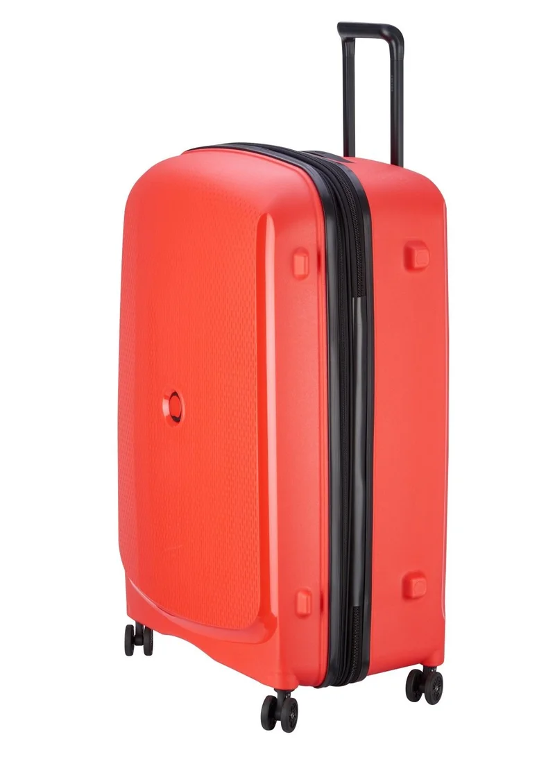 DELSEY Paris Belmont+ 83cm Hardcase 4 Double Wheel Expandable Cabin Luggage Trolley Tangerine