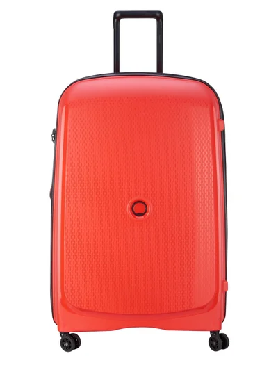 DELSEY Paris Belmont+ 83cm Hardcase 4 Double Wheel Expandable Cabin Luggage Trolley Tangerine