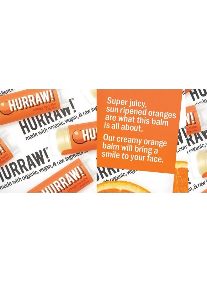 Hurraw! Lemon, Orange, Lime Lip Balms, 3 Pack Bundle: Organic, Certified Vegan, Cruelty and Gluten Free. Non-GMO, 100% Natural Ingredients. Bee, Shea, Soy and Palm Free. Made in USA - Image 4