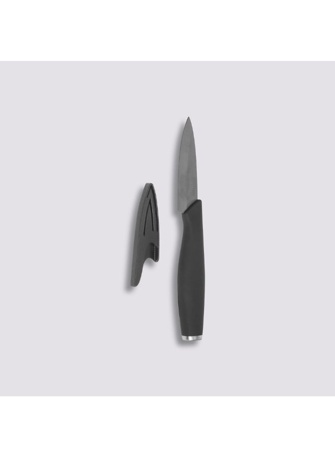 Five Simply Smart Ceramic Kitchen Paring Knife Grey and Black 7.5 cm 151293 - Image 1