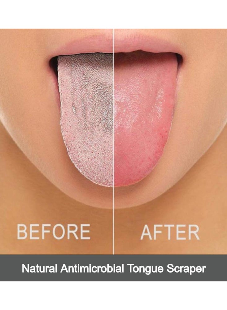 EOTM Flexible Oral Hygiene Tongue Scraper Cleaner For Adults - Image 4