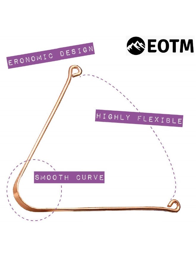 EOTM Flexible Oral Hygiene Tongue Scraper Cleaner For Adults - Image 5