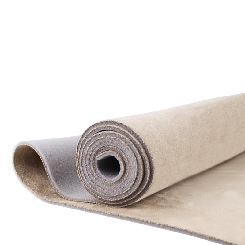Kefly Beige Suede Headliner Fabric 96 L 60 W with Foam Backing Auto Suede Roof Top Fabric Automotive Interior Roof Replacement Material for Car SUV Boat Pickup Truck RV Home Repair