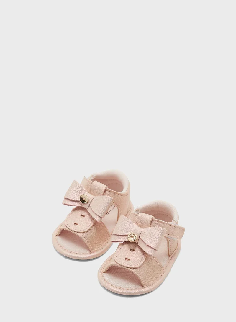 Klin Kids Bow Velcro Sandals