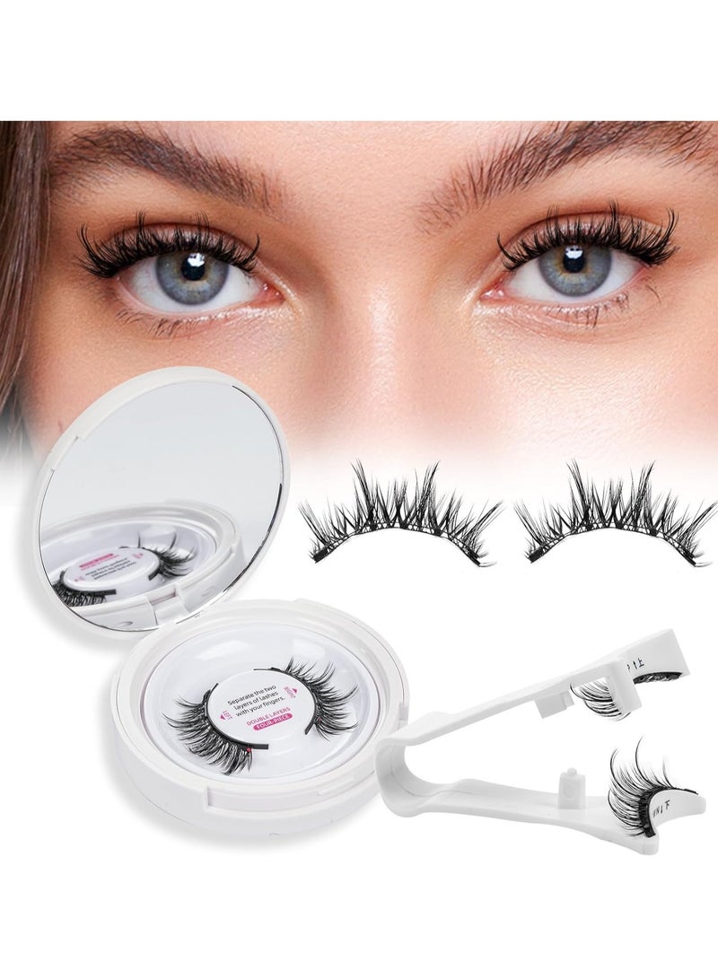 Generic Magnetic Eyelashes With Applicator Long Lasting And Reusable Magnetic Lashes Kit 5Pcs Magnets Per Piece No Glue Needed False Eyelashes Waterproof,Cruelty Free,Easy To Wear(1pair,Vibrant)  - Image 1