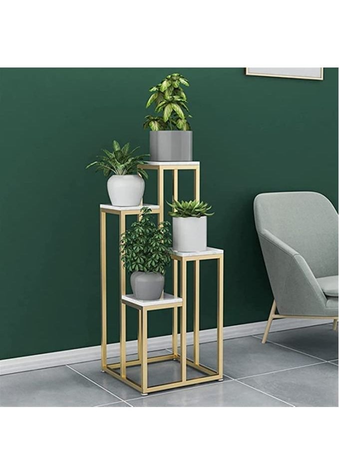 LINGWEI - Metal Plant Stand Flower Shelf 30x30x100cm - Image 1