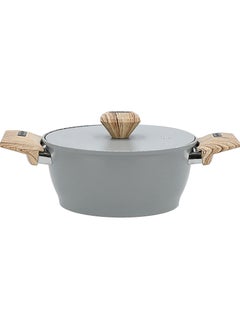 ALBERTO ALBERTO GRANITE COOKWARE SET 7 PCS (20/24/26SH-24 FP) GREY  - Image 5