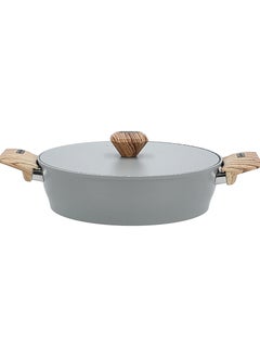 ALBERTO ALBERTO GRANITE COOKWARE SET 7 PCS (20/24/26SH-24 FP) GREY  - Image 4