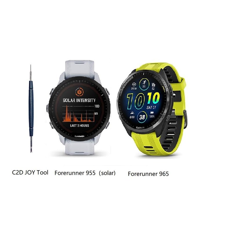 C2D JOY Quick Release Band Compatible with Garmin Forerunner 955 (Solar)/965 and Approach S62/S70 Replacement WatchBand Also for 945 LTE/745- Silicone Strap-31# - Image 2