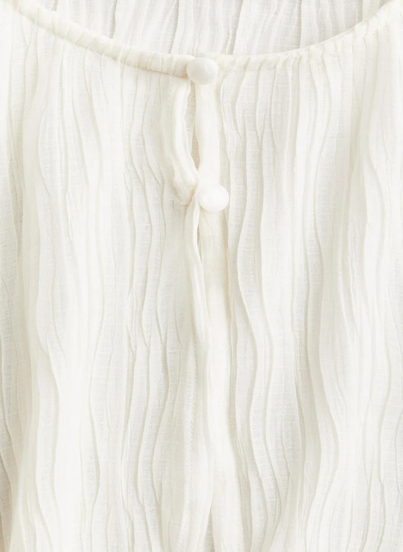 H&M Crinkled Blouse