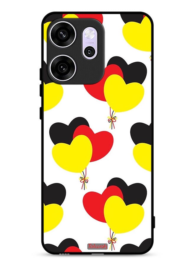 Tolwak Oppo Reno14 F Protective Case Cover Three Hearts Bunch - Image 1
