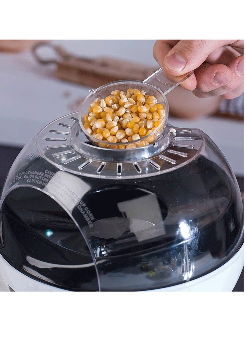 ELTRAZONE Mini Hot Air Popcorn Maker, 1200W – Fun Soccer, Basketball, Volleyball Style Popcorn Machine for Healthy, Oil-Free Snacks – Perfect for Family Movie Nights, Parties, Football Games & Events - Image 3