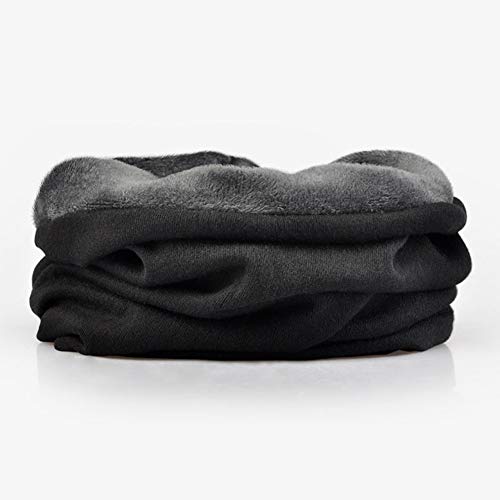 CAMOLAND 3-in-1 Fleece Slouchy Beanie Winter Cotton Ski Baggy Unisex (Black) - Image 3
