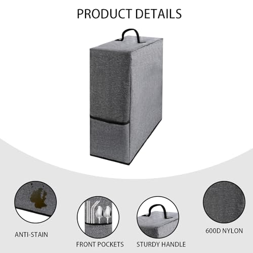 Fovege Machine Cover For Ninja Slushie, Machine Dust Cover, Protective Cover Accessories For Ninja Slushi Drink Maker, Machine Carrying Bag/Case Compatible With Ninja FS301/FS301C - Image 2