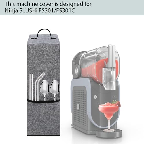 Fovege Machine Cover For Ninja Slushie, Machine Dust Cover, Protective Cover Accessories For Ninja Slushi Drink Maker, Machine Carrying Bag/Case Compatible With Ninja FS301/FS301C - Image 5