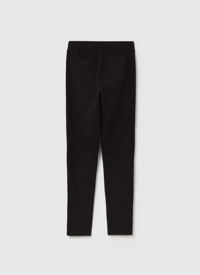 Ovs Treggings With V Cut At The Waist