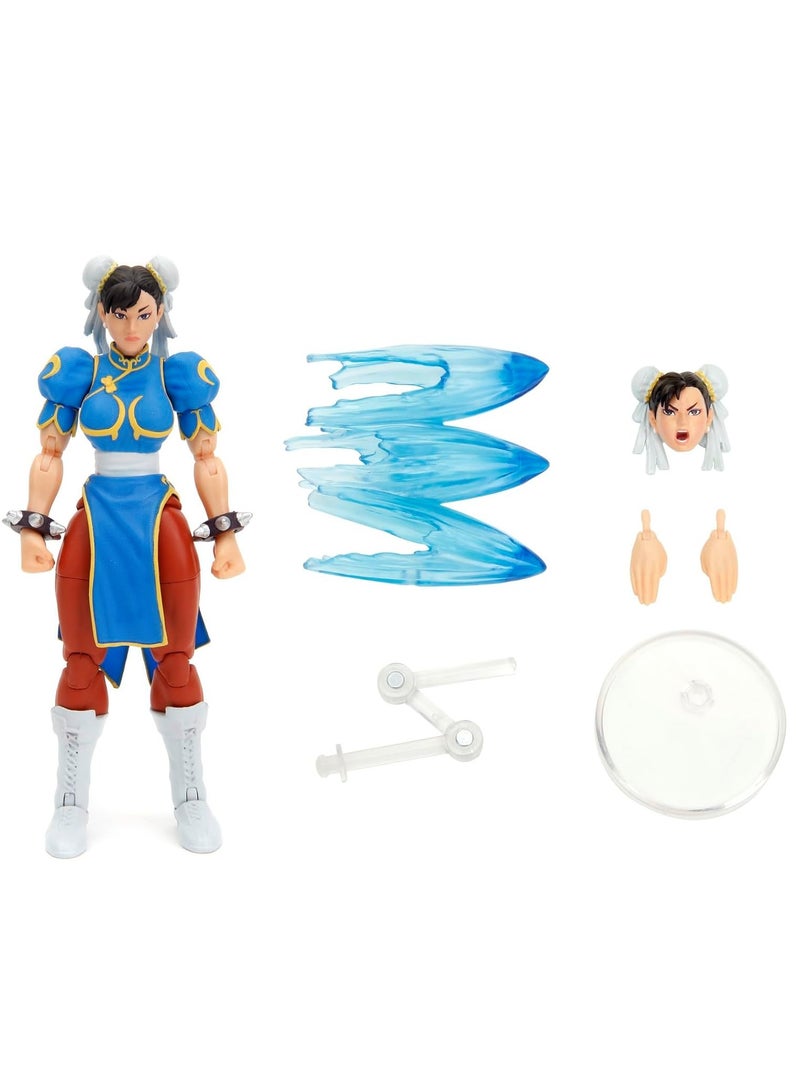 Jada Street Fighter II - Chun-Li Action Figure, 6 Inches - Image 1
