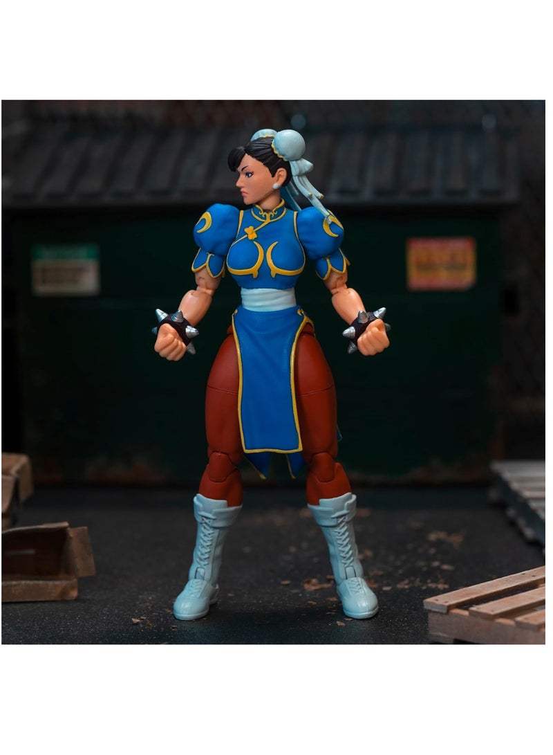 Jada Street Fighter II - Chun-Li Action Figure, 6 Inches - Image 4