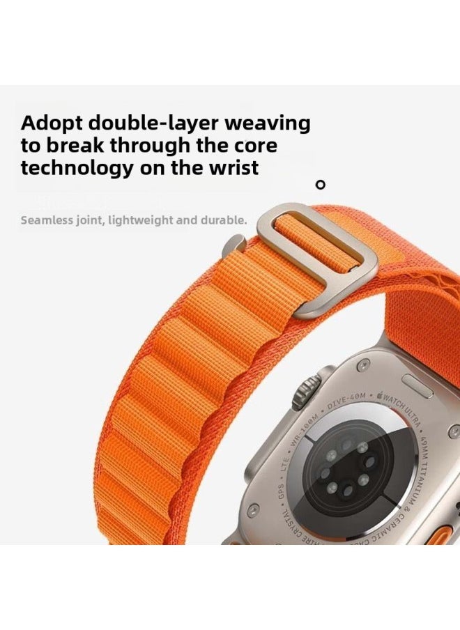 Generic - For Xiaomi Watch S3 S2 S1 Pro Strap S4 Alpine Loop Sport Color2 Watch Band-Color:Alpine Loop Strap-orange-xiaomi S1/s1 Pro (22mm) - Image 1