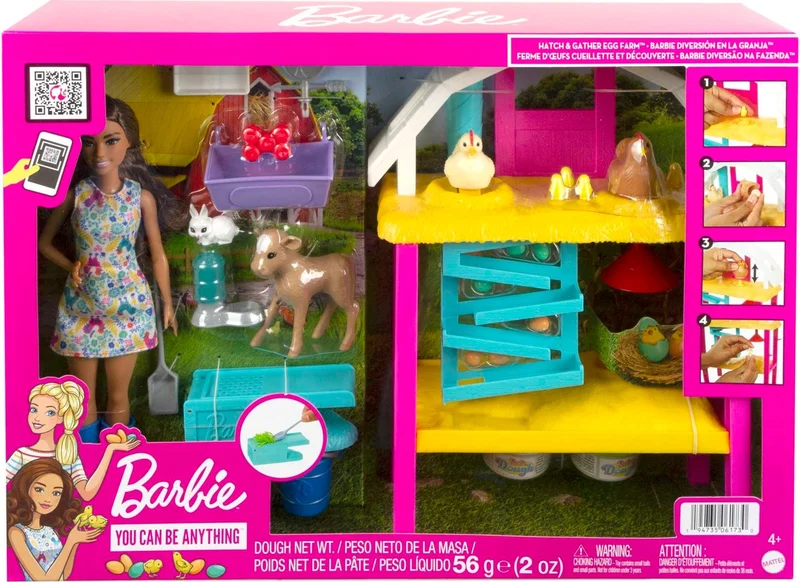 باربي Fun Farm Life Play Set, ages 4 and up, HGY88
