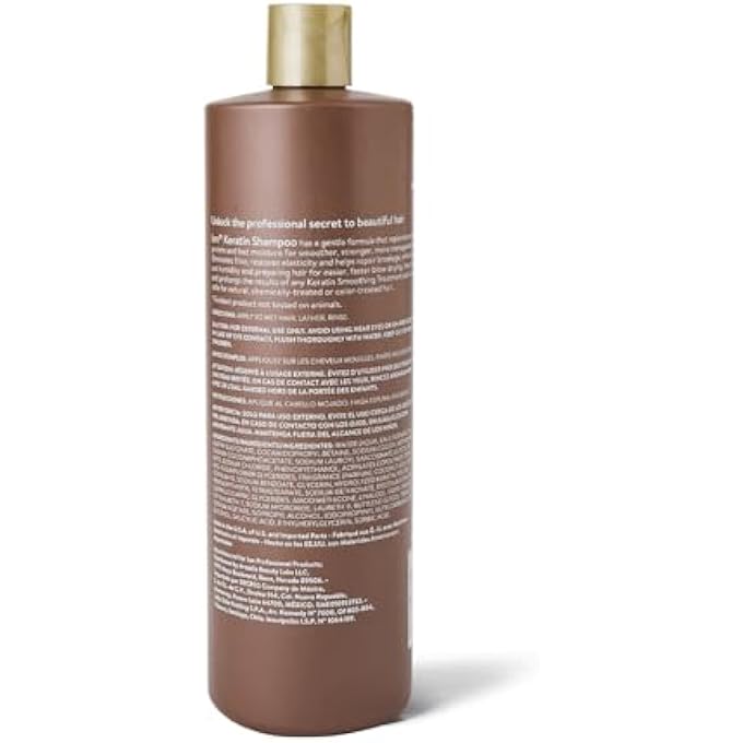 ION KERATIN SMOOTHING SHAMPOO 1LT.(33.8OZ) - Image 3