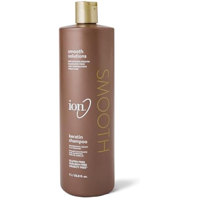 ION KERATIN SMOOTHING SHAMPOO 1LT.(33.8OZ) - Image 2