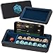 Soar Forge Sanctum Dice Box Premium Case Dice Tray for DND PhonePen Slot Magnetic Lid and Storage for your Sets Minis and More FeltLined Vault Holder for DD and RPG Blue - Image 3