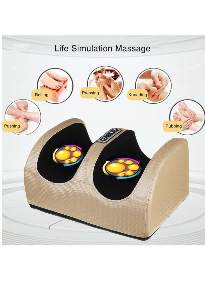 ELTRAZONE مدلك قدم كهربائي مع وظيفة تسخين – مدلك عميق للقدم والساق مع أسطوانات تدليك للاسترخاء العضلي وتحسين الدورة الدموية – جهاز علاج للقدم محمول لتخفيف الألم – هدية مثالية للأم والأب والأصدقاء - Image 3