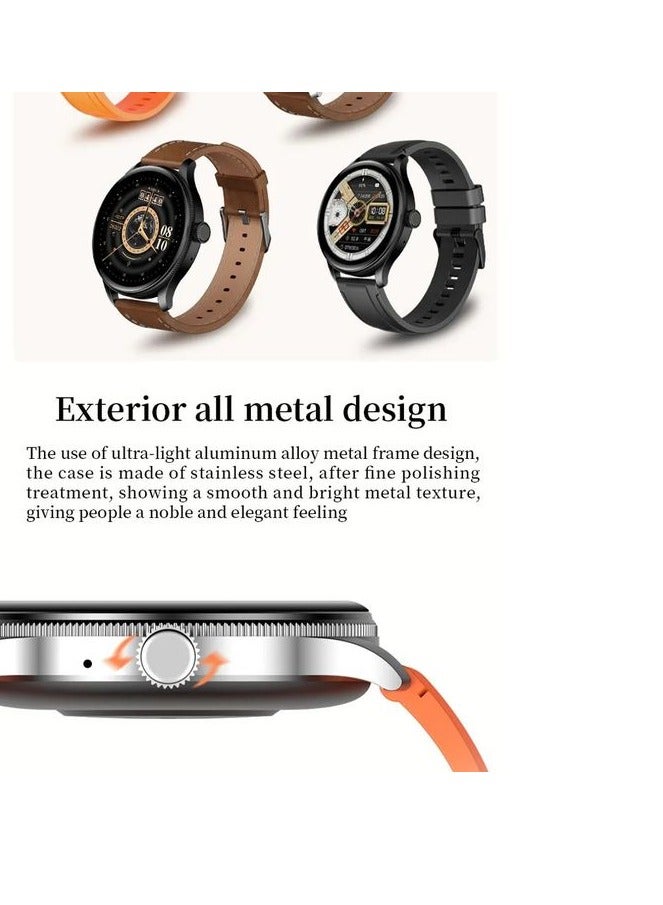 W&O X5 PRO+ Smart Watch - 2 Straps - Black - Image 4